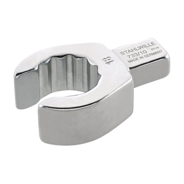 Stahlwille 733/10 Avoin Silmukka-Avainvaihtopää Momenttityökaluille (9 x 12 mm)