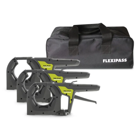 Kaapelinvetorulla Flexipass 3 kpl Pussi
