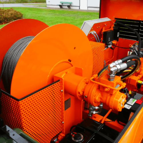 Laadukkaat Työkalut Sähköasentajille - Lancier E-WS 3040 Hydraulinen Kaapelivinssi - Vicera Oy