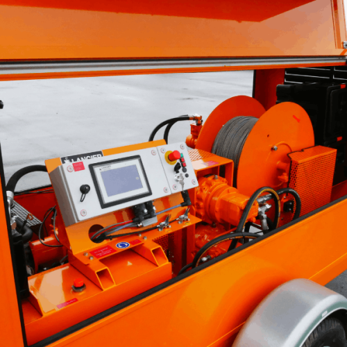 Laadukkaat Työkalut Sähköasentajille - Lancier E-WS 3040 Hydraulinen Kaapelivinssi - Vicera Oy
