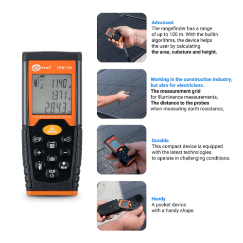 Sonel LMW-100 Laseretäisyysmittari